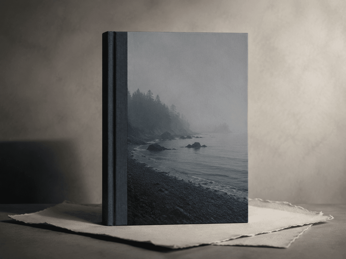 Coastal memoir original fictional book cover direction